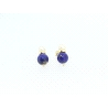 PENDIENTES EN ORO CON LAPISLAZULI Y PERLA