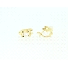 PENDIENTES EN ORO DE 18 KT CON PERLA