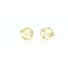 PENDIENTES CON PERLAS EN ORO DE 18KT