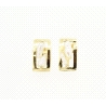 PENDIENTES EN ORO DE 18KT CON PERLAS