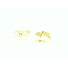 PENDIENTES EN ORO DE 18KT CON PERLAS