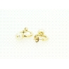 PENDIENTES EN ORO DE 18KT CON PERLAS