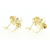 PENDIENTES EN ORO DE 18KT CON PERLA