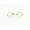 PENDIENTES EN ORO DE 18KT CON PERLAS