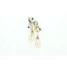 PENDIENTES EN ORO DE 18KT CON PERLAS