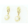 PENDIENTES EN ORO DE 18KT CON PERLAS