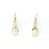 PENDIENTES EN ORO CON PERLAS DE 5,3MM.