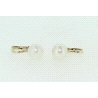 PENDIENTES EN ORO CON PERLAS DE 5,2MM.