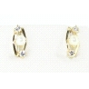 PENDIENTES EN ORO CON PERLAS DE 4MM.