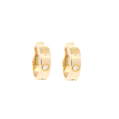 PENDIENTES LOVE DE CARTIER CON BRILLANTES