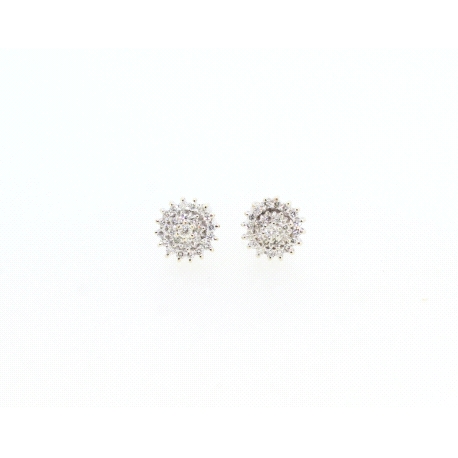 PENDIENTES EN ORO CON 0.60 CT EN BRILLANTES