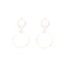 PENDIENTES EN ORO CON 0,30CT EN BRILLANTES