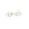 PENDIENTES BARBADOS EN ORO CON 0,20CT EN DIAMANTES