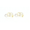 PENDIENTES BARBADOS EN ORO CON 0,20CT EN DIAMANTES