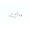 PENDIENTES EN ORO CON 0,20CT EN DIAMANTES