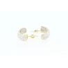 PENDIENTES EN DOS OROS CON 0,70CT EN DIAMANTES