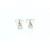 PENDIENTES DORMILONES EN ORO CON 0,8CT EN BRILLANTES