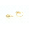 PENDIENTES EN ORO CON DIAMANTES Y PERLAS