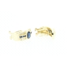 PENDIENTES CON DIAMANTES Y ZAFIROS