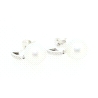 PENDIENTES CON PERLAS Y BRILLANTES