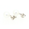 PENDIENTES CON PERLAS Y BRILLANTES