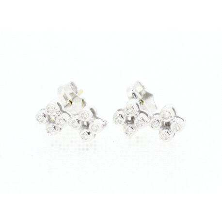 PENDIENTES CON 0,10CT EN BRILLANTES