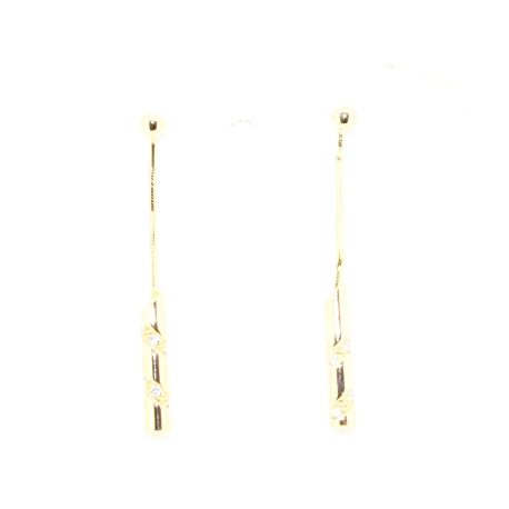 PENDIENTES CON 0,16CT EN BRILLANTES