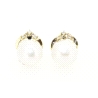 PENDIENTES CON PERLAS Y BRILLANTES