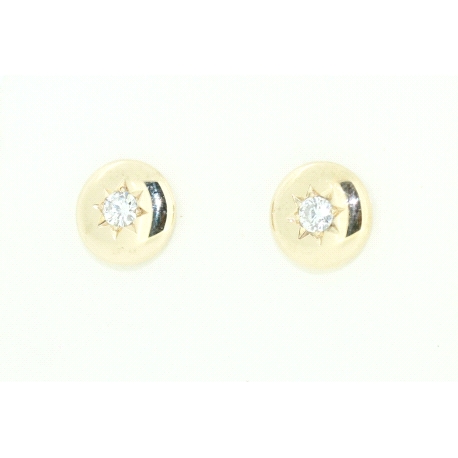 PENDIENTES CON 0,22CT EN BRILLANTES