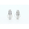 PENDIENTES EN ORO CON 0,8CT EN DIAMANTES