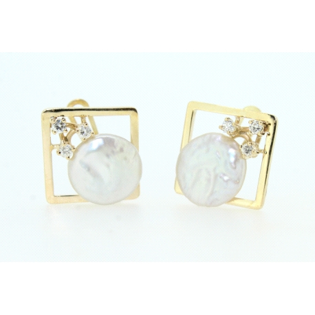 PENDIENTES CON 0,24CT EN BRILLANTES