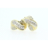 PENDIENTES CON 0,45CT EN DIAMANTES