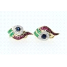 PENDIENTES  CON 0,15CT EN BRILLANTES