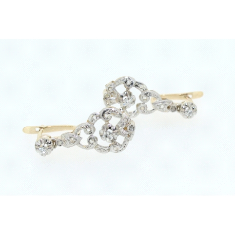 PENDIENTES CON 0,27CT EN DIAMANTES