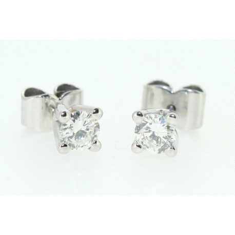 PENDIENTES CON 0,80CT EN BRILLANTES