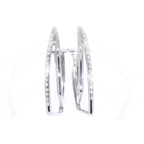 PENDIENTES CON 0,25CT EN BRILLANTES