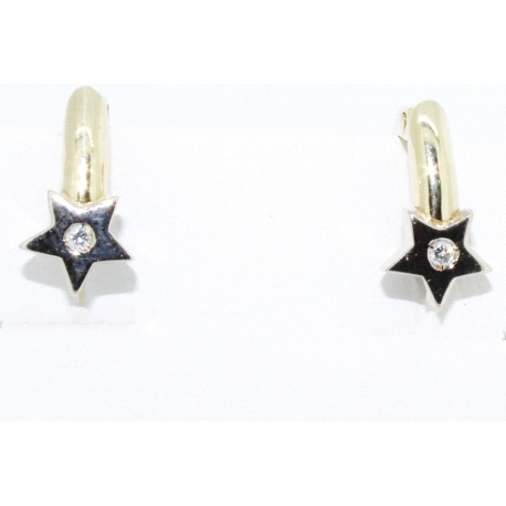 PENDIENTES CON 0,05CT EN BRILLANTES