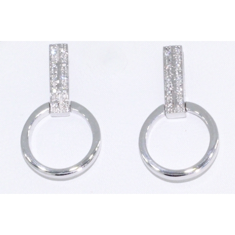 PENDIENTES CON 0,15CT EN BRILLANTES