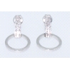 PENDIENTES CON 0,15CT EN BRILLANTES