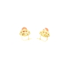 PENDIENTES MODELO ANTIGUO EN ORO CON CORAL