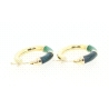 PENDIENTES ESMALTADOS EN ORO DE 18KT