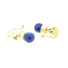 PENDIENTES EN ORO CON LAPISLAZULI