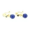 PENDIENTES EN ORO CON LAPISLAZULI