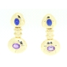 PENDIENTES CON LAPISLAZULI Y AMATISTA