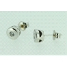 PENDIENTES EN ORO DE 18KT CON CIRCONITAS