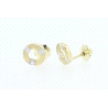 PENDIENTES EN ORO CON CIRCONITAS