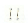 PENDIENTES EN ORO CON CIRCONITAS