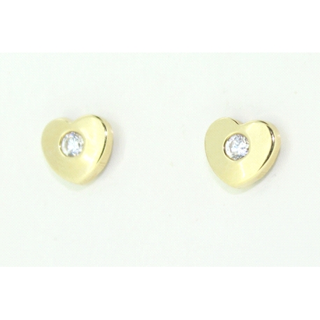 PENDIENTES CORAZON CON CIRCONITAS