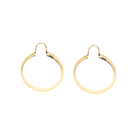 PENDIENTES ARO EN ORO DE  18 KT