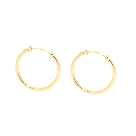 PENDIENTES ARO EN ORO DE 18 KT